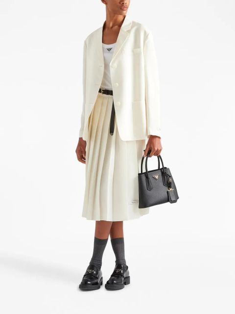 Prada Double Saffiano leather tote bag - Black - zdjęcie produktu nr 2