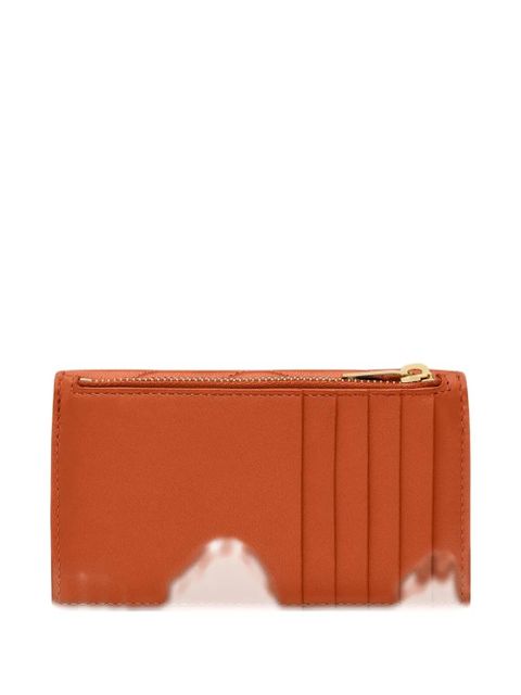 Saint Laurent chevron logo wallet - Orange