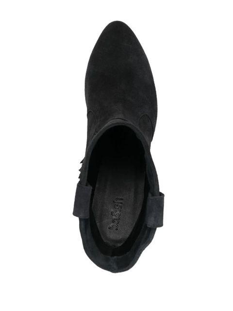 Ba&Sh Casey suede cowboy boots - Black