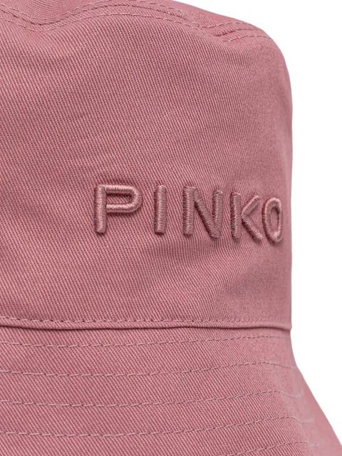 PINKO embroidered-logo bucket hat