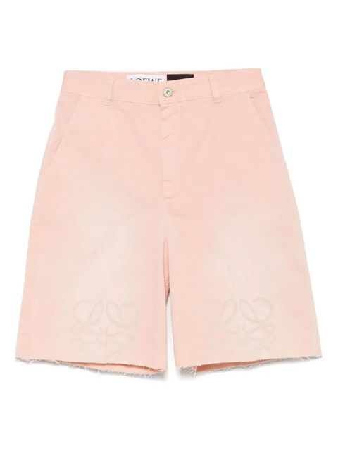 LOEWE Anagram-motif shorts - Pink - zdjęcie produktu nr 1