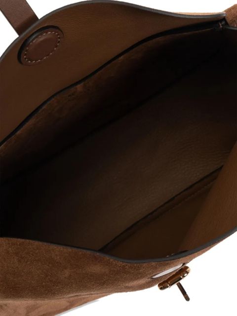 ETRO suede saddle crossbody bag - Brown