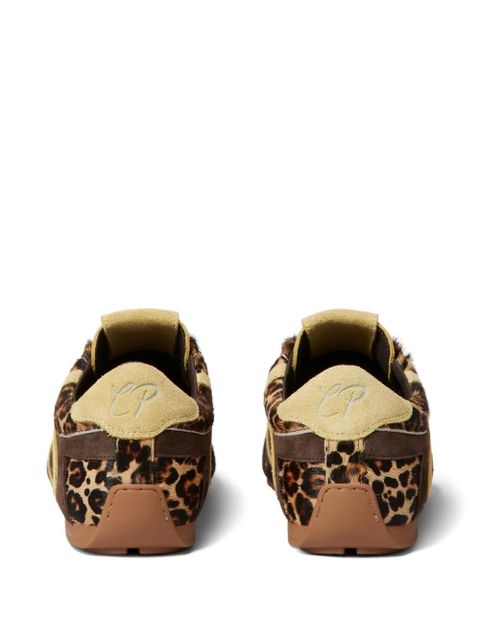Claudie Pierlot leopard-print lace-up shoes - Brown