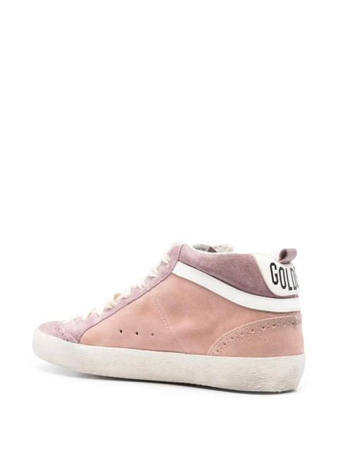 Golden Goose Mid Star suede sneakers - Pink