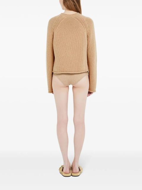 Alanui cashmere-cotton jumper - Neutrals