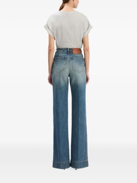 Victoria Beckham Alina patch-pocket jeans - Blue