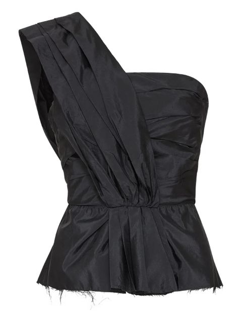 Maison Margiela asymmetric one-shoulder blouse - Black - zdjęcie produktu nr 1