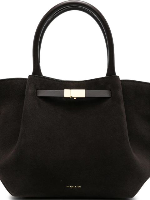 DeMellier mini New York buckle tote bag - Brown