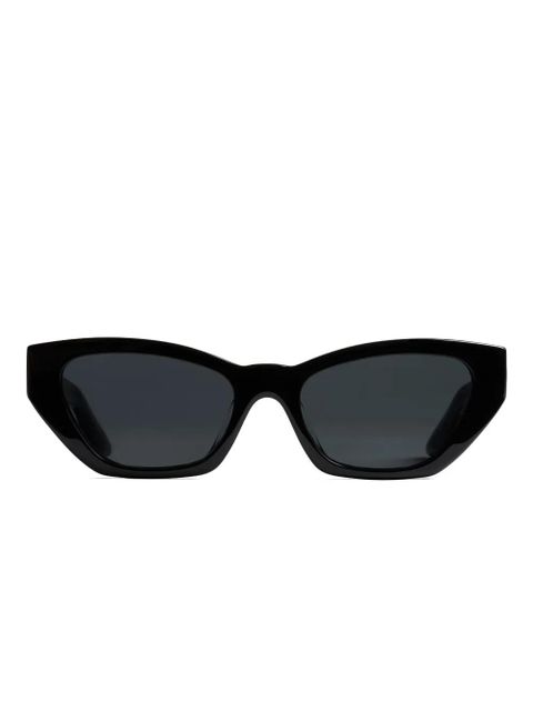 KHAITE stripe cat-eye sunglasses - Black - zdjęcie produktu nr 1
