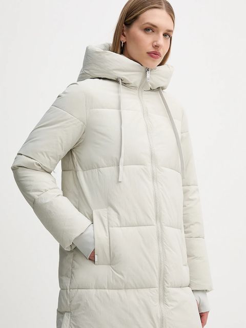 Mos Mosh kurtka Ollie kolor szary zimowa oversize 170810