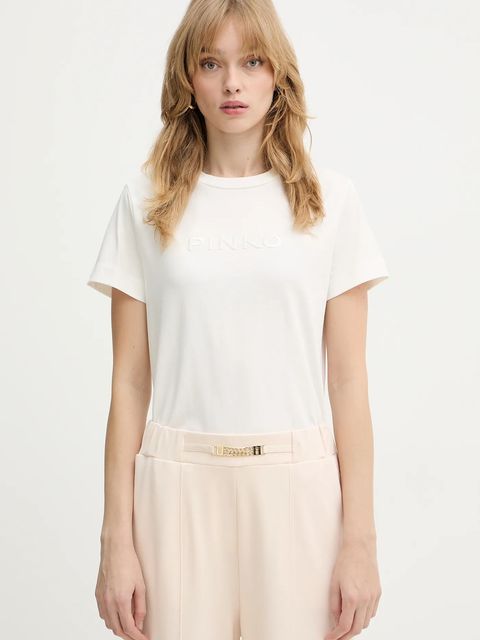 Pinko t-shirt bawełniany - zdjęcie produktu nr 1