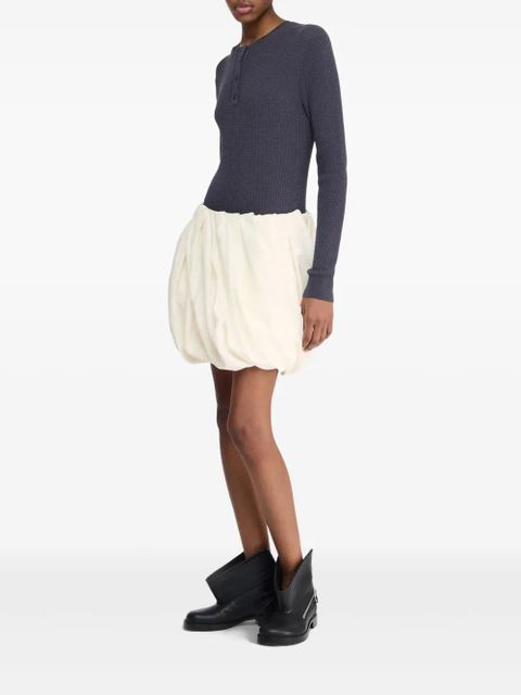 JW Anderson rolled mini skirt - Neutrals