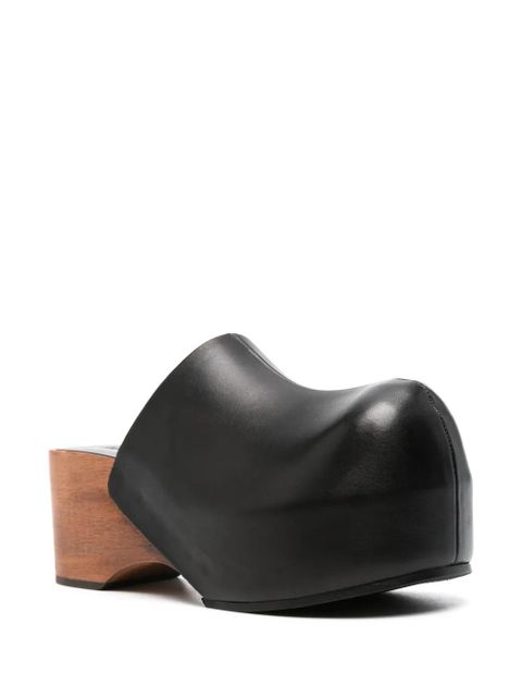 Acne Studios wooden-platform clogs - Black - zdjęcie produktu nr 2