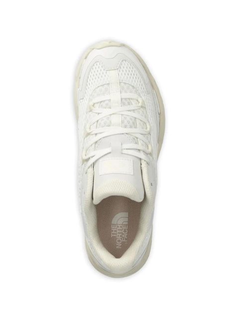 The North Face logo patch sneakers - White