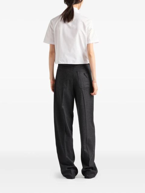 Prada patch-pocket shirt - White