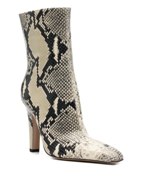 Paris Texas Belle snakeskin pointed ankle boot - Neutrals - zdjęcie produktu nr 2