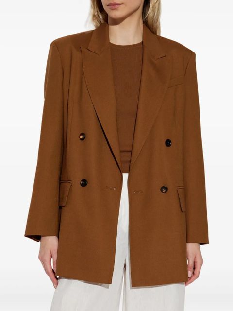 Max Mara double-breasted blazer - Brown