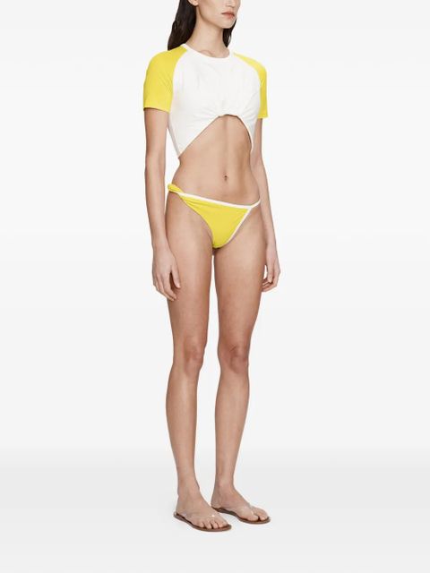 Christopher Esber tucked ringer jersey T-shirt - White