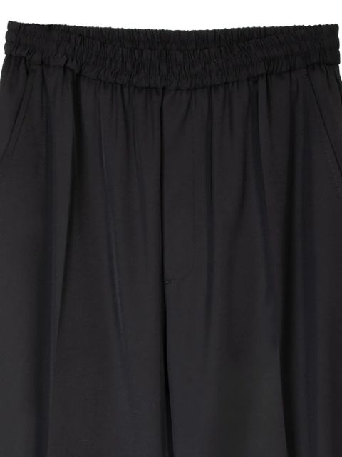 MM6 Maison Margiela elasticated-waistband trousers - Black
