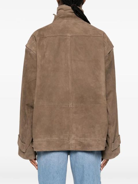 ROTATE BIRGER CHRISTENSEN leather jacket - Brown - zdjęcie produktu nr 2