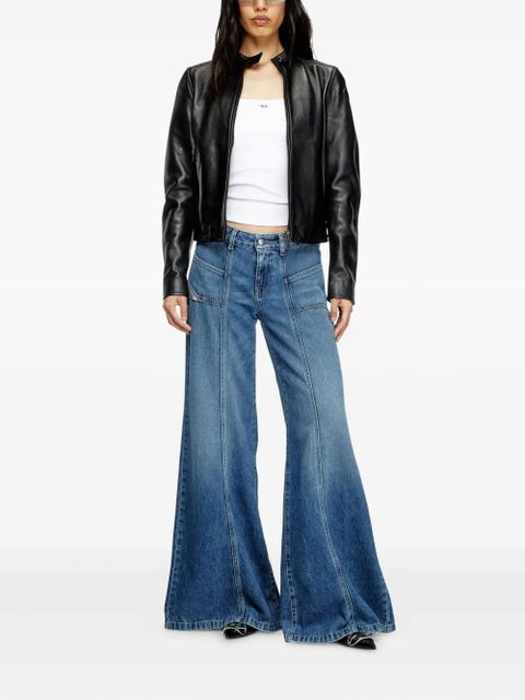 Diesel D-Akii wide-leg denim jeans - Blue