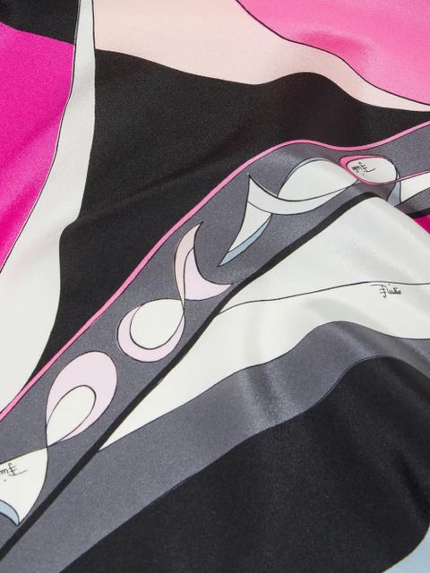 PUCCI Pesci-print scarf - Black