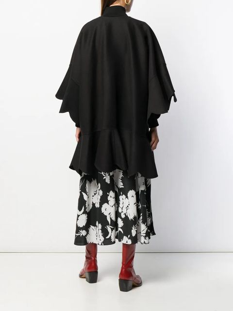 Valentino Garavani scalloped edge cape - Black - zdjęcie produktu nr 2