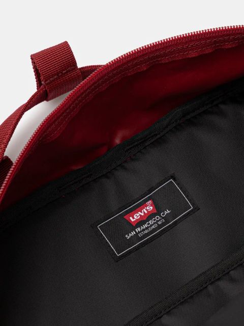 Levi's plecak kolor czerwony duży gładki D7572-0018