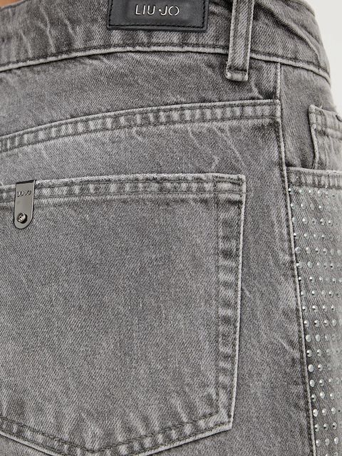 Liu Jo jeansy bawełniane damskie kolor szary UF5095.D5020 - zdjęcie produktu nr 2
