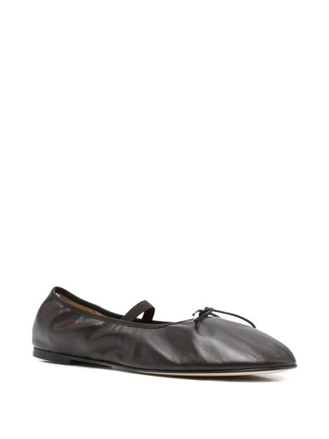 Dear Frances Balla bow leather ballet flats - Brown - zdjęcie produktu nr 2