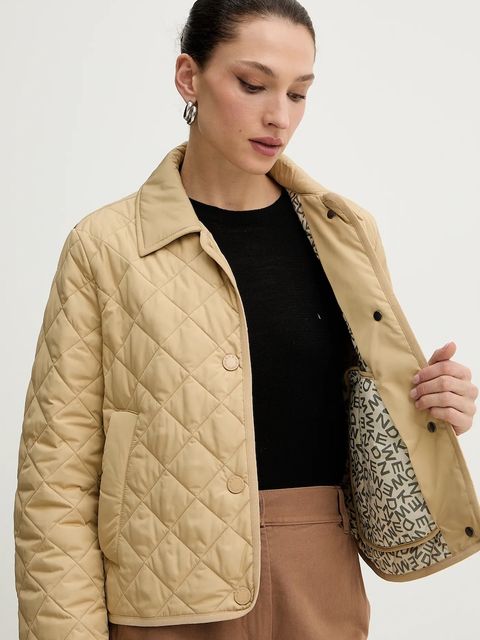 Weekend Max Mara kurtka GELO kolor beżowy przejściowa 2615481021600