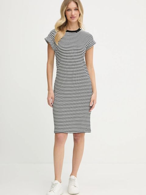 Tommy Hilfiger sukienka kolor czarny mini prosta WW0WW45804 - zdjęcie produktu nr 1