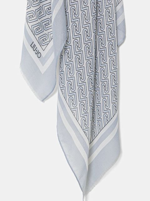 Liu Jo szal damski kolor niebieski wzorzysty 2A6039 T2745