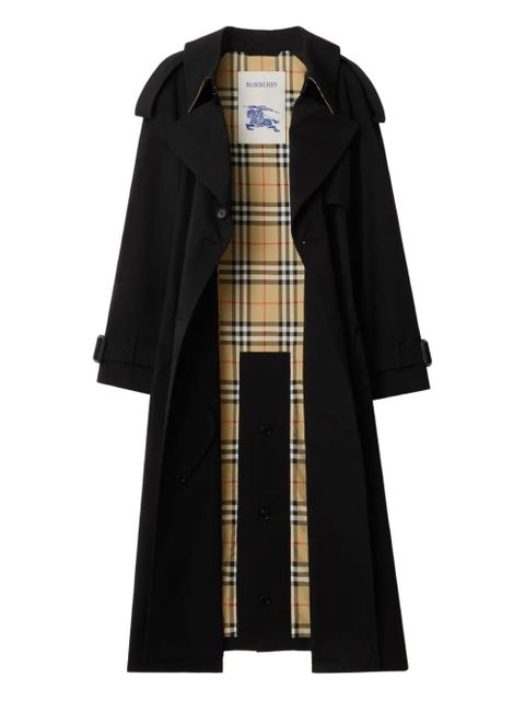 Burberry Fitzrovia double-breasted belted trench coat - Black