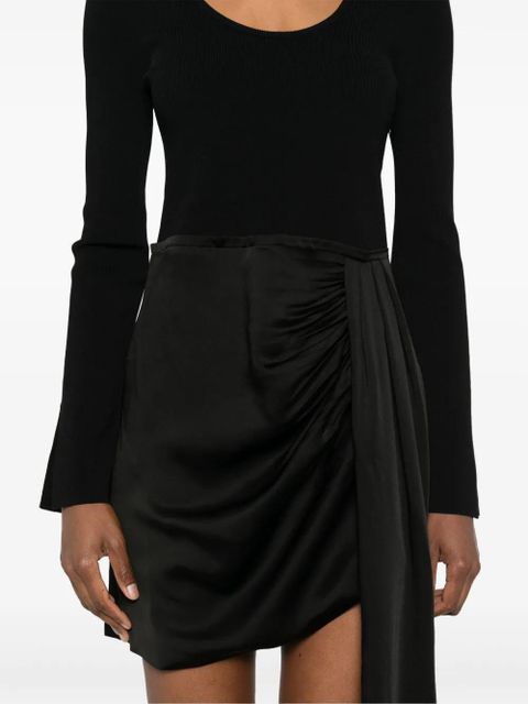 Simkhai draped mini dress - Black