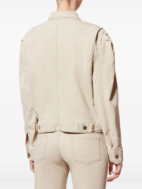 MARANT ÉTOILE Bolineav puffed-sleeve pocket jacket - Neutrals