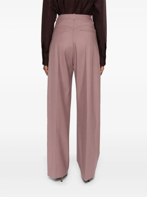 Victoria Beckham pleated tailored trousers - Pink