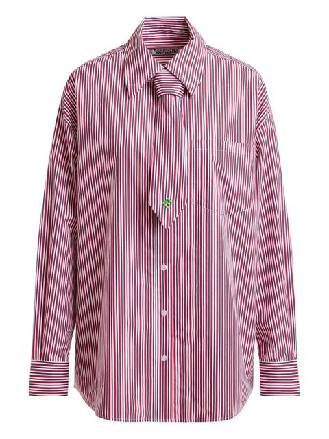 Essentiel Antwerp stripe-pattern shirt - Red - zdjęcie produktu nr 1