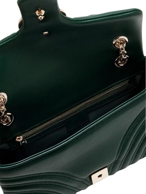 Gucci medium GG Marmont chevron shoulder bag - Green