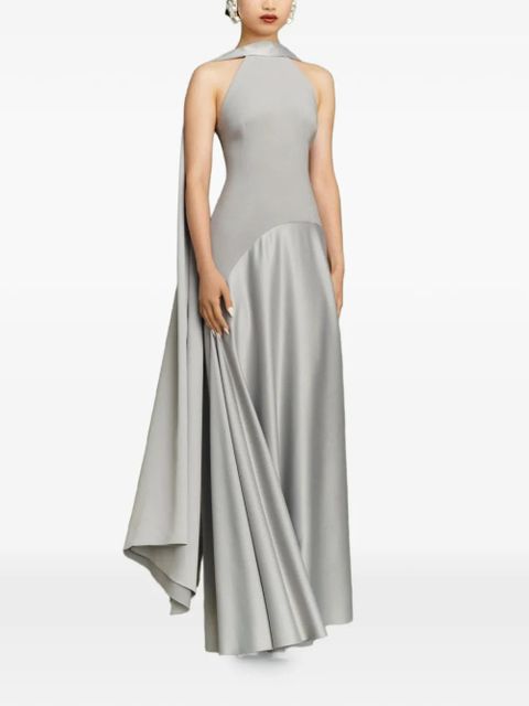 Solace London Cece halterneck maxi dress - Grey - zdjęcie produktu nr 2