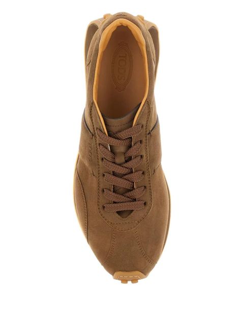 Tod's suede lace-up sneakers - Brown