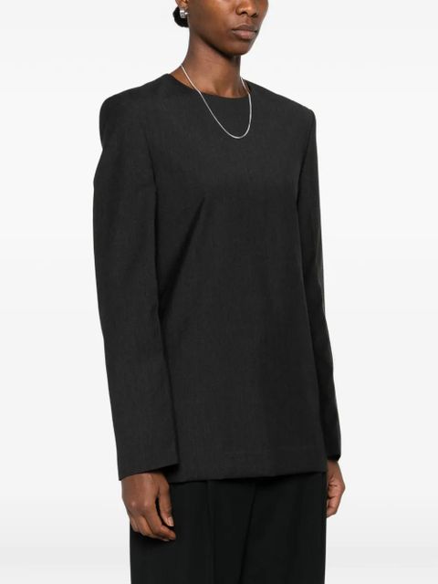 TOTEME long-sleeve blouse - Grey - zdjęcie produktu nr 2