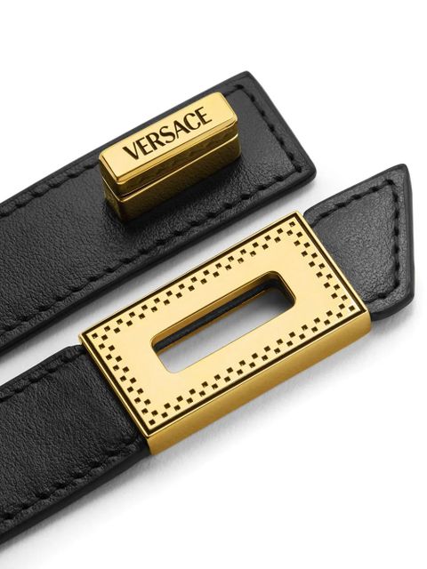 Versace logo-buckle bracelet - Gold - zdjęcie produktu nr 2