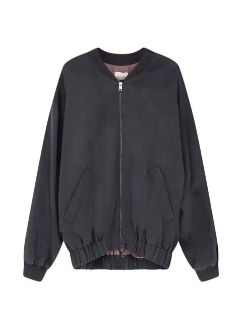 Alysi ribbed knit bomber - Grey - zdjęcie produktu nr 1