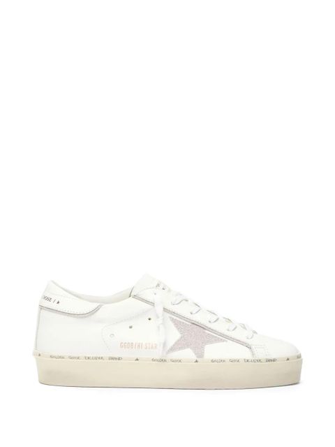 Golden Goose star-detail leather sneakers - White - zdjęcie produktu nr 1