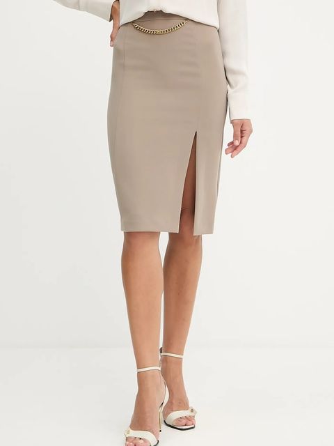 Marciano by Guess spódnica ELLA kolor beżowy midi ołówkowa 5YGD07 7357A - zdjęcie produktu nr 1