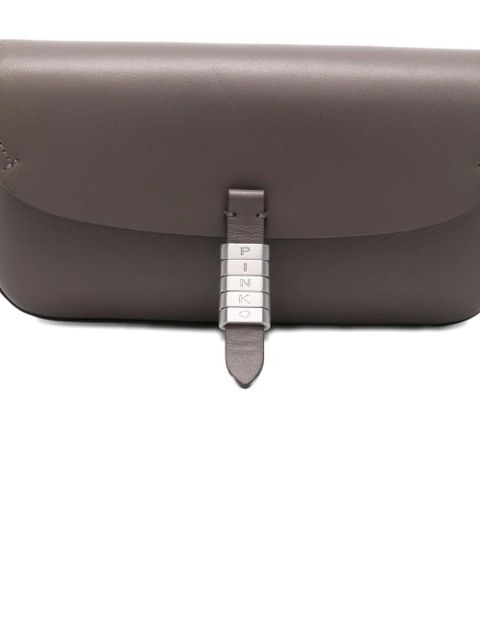 PINKO logo-detail cross body bag - Grey