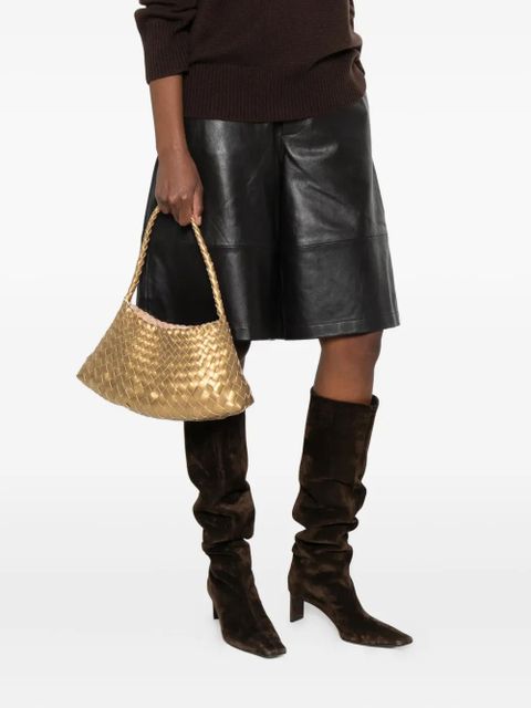 DRAGON DIFFUSION Rosanna woven tote bag - Gold