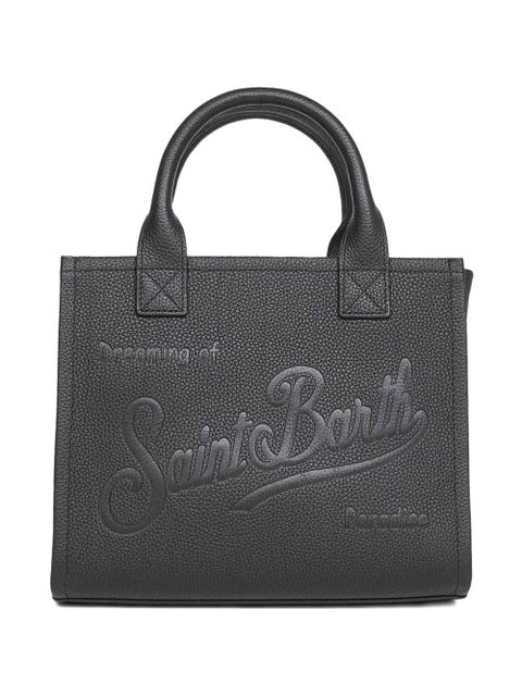 MC2 Saint Barth midi Vanity leather tote bag - Black - zdjęcie produktu nr 1