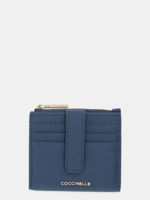 Coccinelle portfel skórzany damski kolor niebieski E2 MW5 11 F7 01 - zdjęcie produktu nr 1